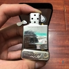 Zippo Armor khắc ăn mòn chủ đề thuận buồm xuôi gió 2 mặt