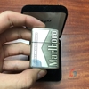 Zippo Armor Bạc Khối Marlboro Khắc 4 Mặt