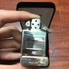 Zippo Armor Bạc Khối Trơn Bóng