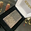 Bật lửa Zippo Mạ Bạc trạm khắc hoa tiết Arabesque