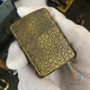 Zippo armor Mỹ xuất Nhật màu antique hoa văn khắc sâu 5 mặt