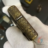 Zippo armor Mỹ xuất Nhật màu antique hoa văn khắc sâu 5 mặt
