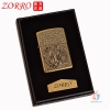 Bật lửa xăng đá Zorro đầu hổ Z9839B
