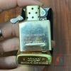 Zippo armor vàng khắc bản đồ Việt Nam 1 mặt
