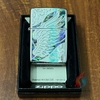 Zippo khảm trai cánh thiên thần Xanh Lam