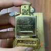 Zippo Bọc Vàng Chủ Đề Khổng Tước Phú Quý