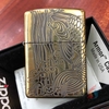 Zippo 1941 Cá Chép khắc nổi Armor Lacke đồng