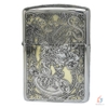 Bật Lửa Zippo Armor Khắc Tỳ Hưu 2 Màu