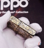 Bật Lửa Zippo Armor Khắc Hoa Văn 2 Màu