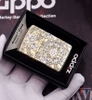 Bật Lửa Zippo Armor Khắc Hoa Văn 2 Màu