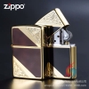 Bật lửa Zippo chính hãng khắc hoa văn hai góc - sunnystore.vn