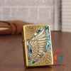 BẬT LỬA ZIPPO ĐÔI CÁNH THIÊN THẦN KHẢM XÀ CỪ MẠ VÀNG - sunnystore.vn