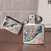 BẬT LỬA ZIPPO ĐÔI CÁNH THIÊN THẦN KHẢM XÀ CỪ MẠ VÀNG - sunnystore.vn