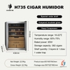 Tủ điện bảo quản cigar Golden fire H735