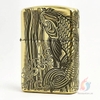 Zippo 1941 Cá Chép khắc nổi Armor Lacke đồng
