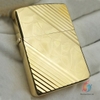 Zippo Armor Hoa Văn Chéo Mạ Vàng Gold Place