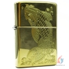 Bật Lửa Zippo Khắc Cá Chép Vượt Vũ Môn