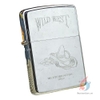 Bật lửa Zippo Chrome Bóng Chủ Đề Mũ Cao Bồi Wild West