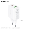 Sạc ACEFAST PD3.0 20W 2 cổng USB-C+USB-A (EU) - A25