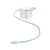 Củ sạc nhanh mini CUKTECH AD653W có cáp thu gọn 67W
