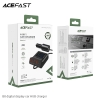 Sạc Hub ô tô ACEFAST 90W 4 cổng 3xUSB-A + USB-C có đèn hiển thị - B8