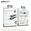 Cáp ACEFAST Type C to Type C (1.2m) - C1-03