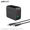 Sạc ACEFAST PD3.0 65W 3 cổng USB-C+USB-C+USB-A (US) - A15