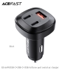 Sạc ô tô ACEFAST 66W 3 cổng 2xUSB-C + 1xUSB-A - B3