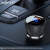 Sạc ô tô ACEFAST 63W 2 cổng USB-A + USB-C có đèn hiển thị - B6