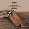 Ốp lưng Diverse w Magsafe HODA cho iPhone 15 series (Walnut/Kevlar)
