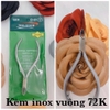 Combo 5 cây kềm cắt da versa nipper inox vuông.