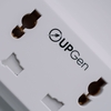 Ổ cắm điện đa năng UPGEN T2 PRO có cổng sạc USB và cổng Type C sạc nhanh 20W cho điện thoại. 4 ổ cắm chịu tải 2500W/ dây điện dài 3m BH 12 tháng