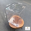 Hộp Đựng Hoa Mica Trong Suốt 24 x 24 x 24 - KCK