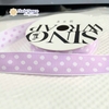 Ribbon Vải Thêu Chấm Bi - HT - GSO