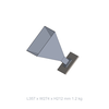 3.95GHz to 5.85GHz Standard Gain Waveguide Horn Antenna 20 dBi (WR187 / UDR Flange) (WI-187-UDR-20)