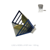 700MHz to 18GHz Double Ridged Broadband Waveguide Horn Antenna