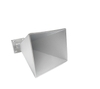                          WR51 15 GHz to 22 GHz 20dBi Waveguide Input Horn Antenna, UBR Flange