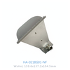 2GHz to 18GHz Double Ridged Broadband Waveguide with Radome Horn Antenna