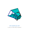 250mhz to 12GHz N-Female Double-Ridged Horn Antenna