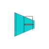 250mhz to 12GHz N-Female Double-Ridged Horn Antenna