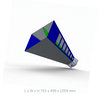 300MHz to 6GHz Double Ridged Broadband Waveguide Horn Antenna