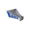 300MHz to 8 GHz Double Ridged Broadband Waveguide Horn Antenna, N-Female connector(Type:A3)