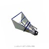 300MHz to 10 GHz Double Ridged Horn Antenna, N-Female connector (Type:T8)