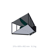 360MHz to 12GHz Double Ridged Broadband Waveguide Horn N-Female Antenna