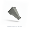 400 MHz to 8 GHz Double Ridged Broadband Waveguide Outdoor Jamming Horn Antenna