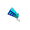 5 to 70GHz Double-Ridged Broadband V-Female(1.85mm) Horn Antenna (HA-0570GB1-VF)