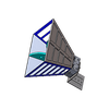 700MHz to 18GHz Double Ridged Broadband Waveguide Horn Antenna
