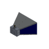 800MHz to 8GHz Double Ridged Broadband Waveguide Horn Antenna