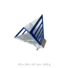 800MHz to 18GHz Double Ridged Broadband Waveguide Horn Antenna
