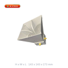2GHz to 12GHz Quad-Ridged Broadband Horn Antenna /2.92-Female type:A